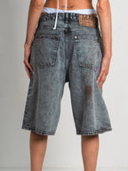 DENIM SHORT DARK GOAT