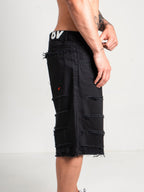 Bermudas Double Denim negro Effemme Exclusive Lab