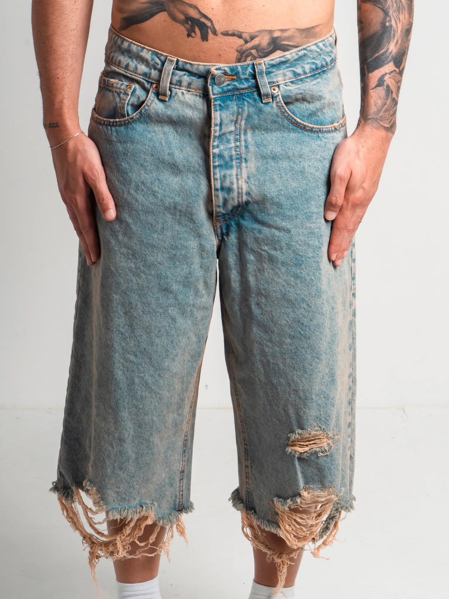 DENIM SHORT RUBBER