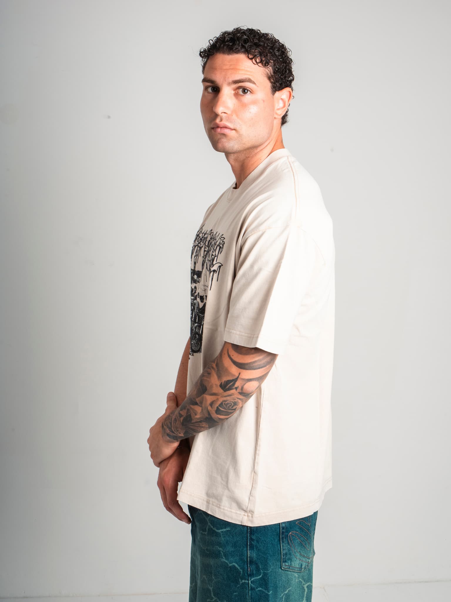 Tee Crowd Beige