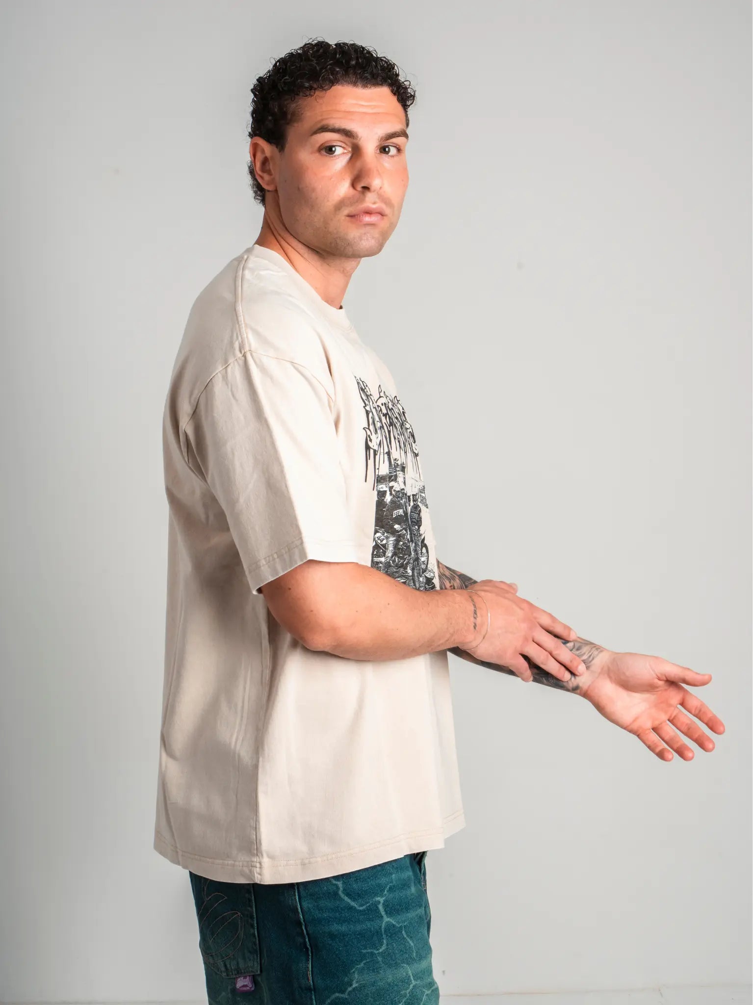 Tee Crowd Beige