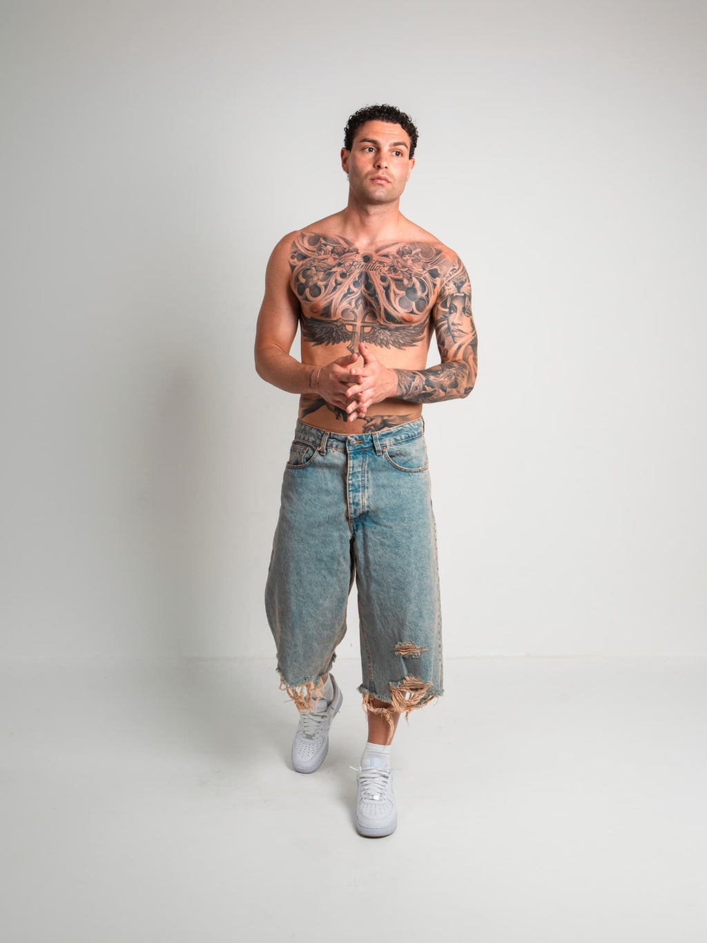 DENIM SHORT RUBBER