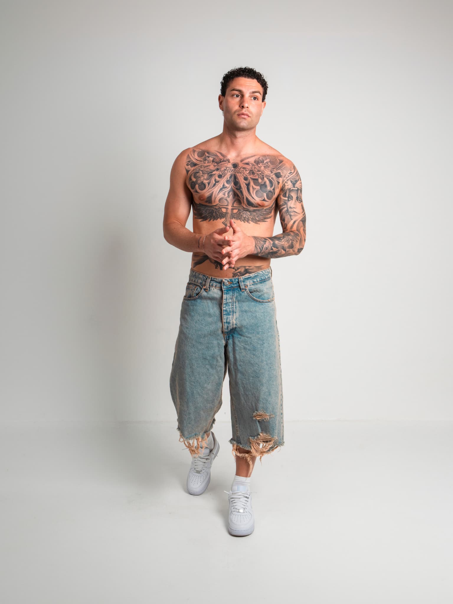 DENIM SHORT RUBBER