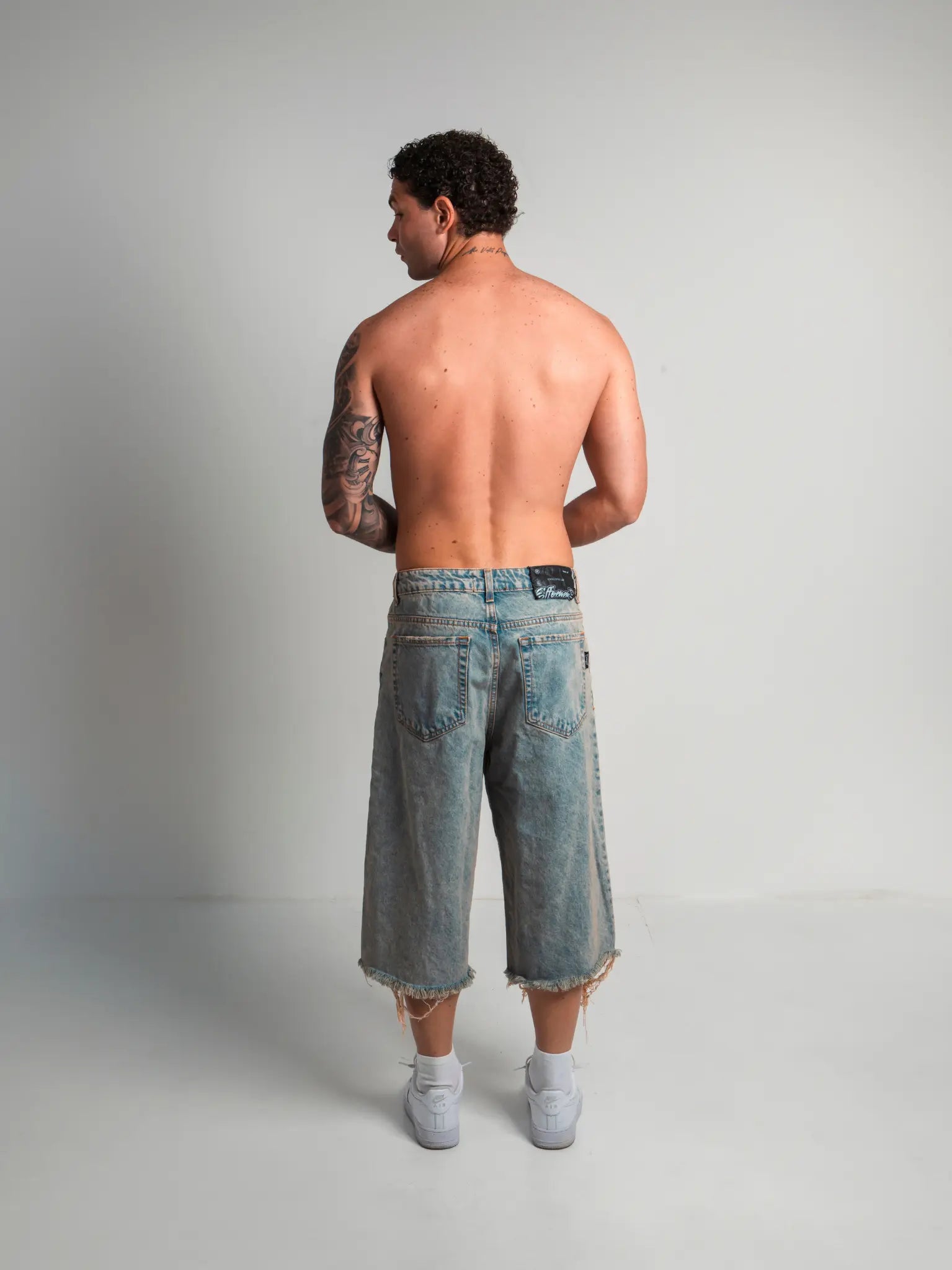 DENIM SHORT RUBBER