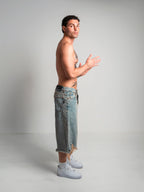 DENIM SHORT RUBBER