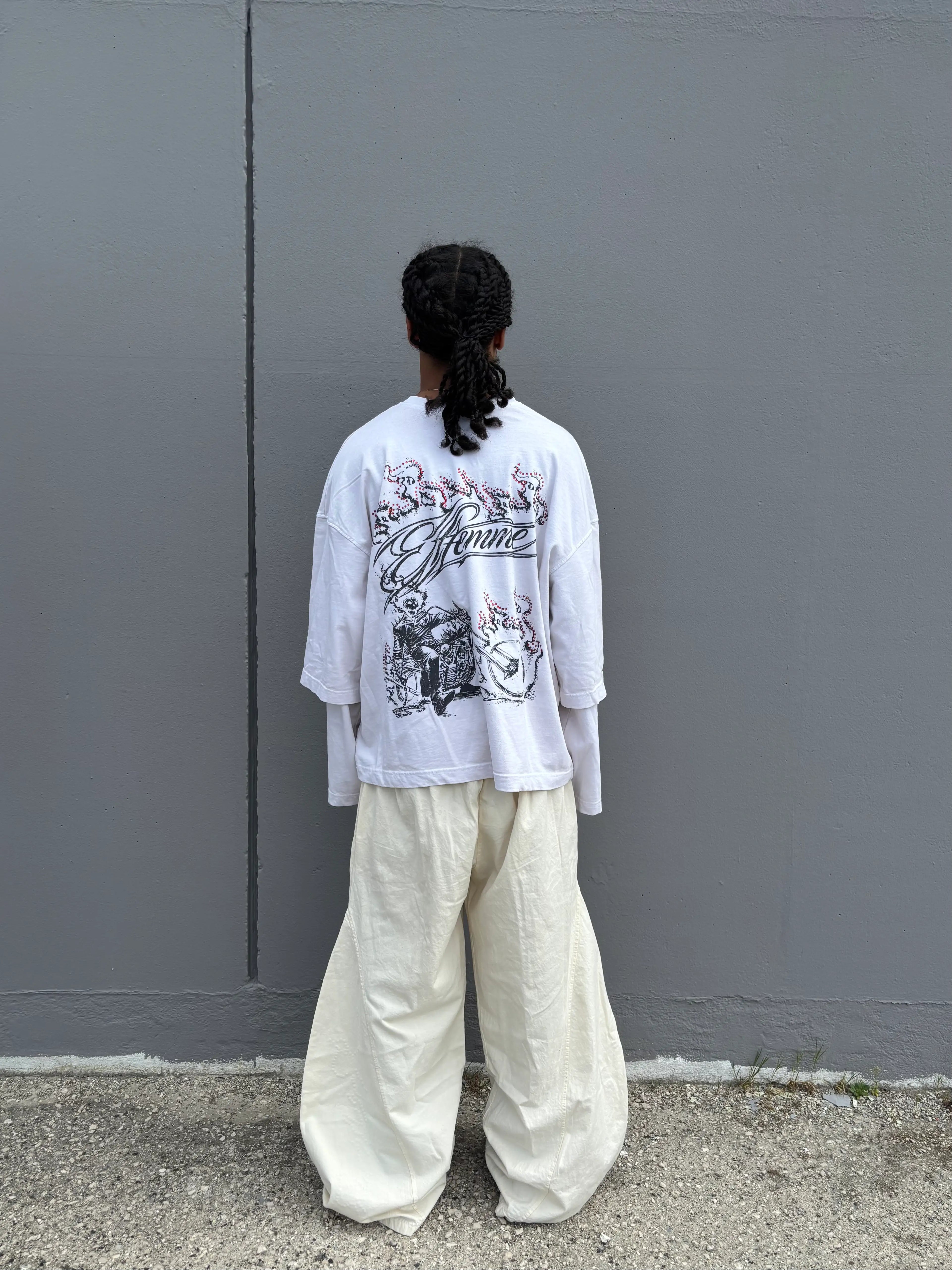 Runway Wide Longsleeve Off White