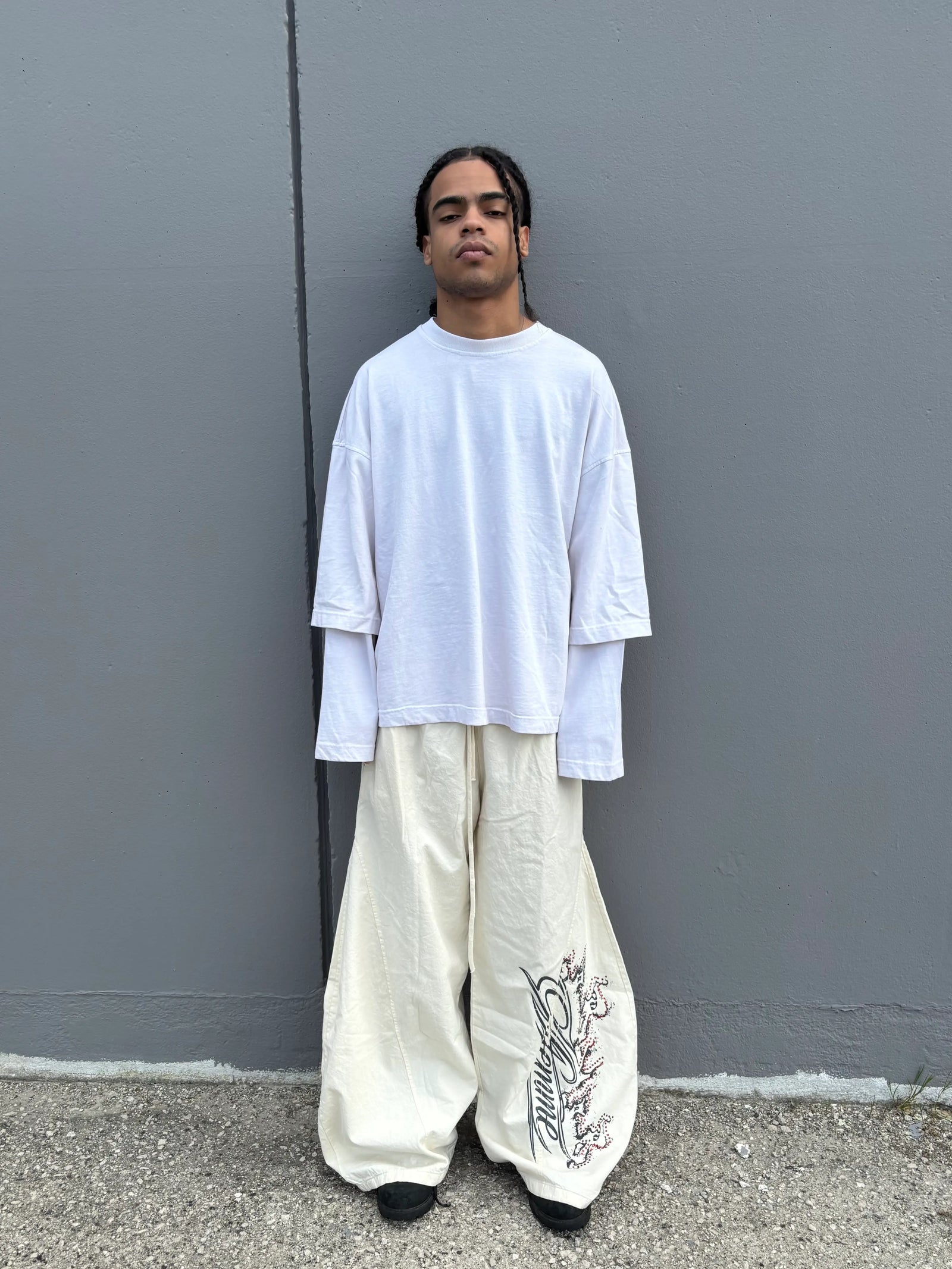 Runway Wide Longsleeve Off White