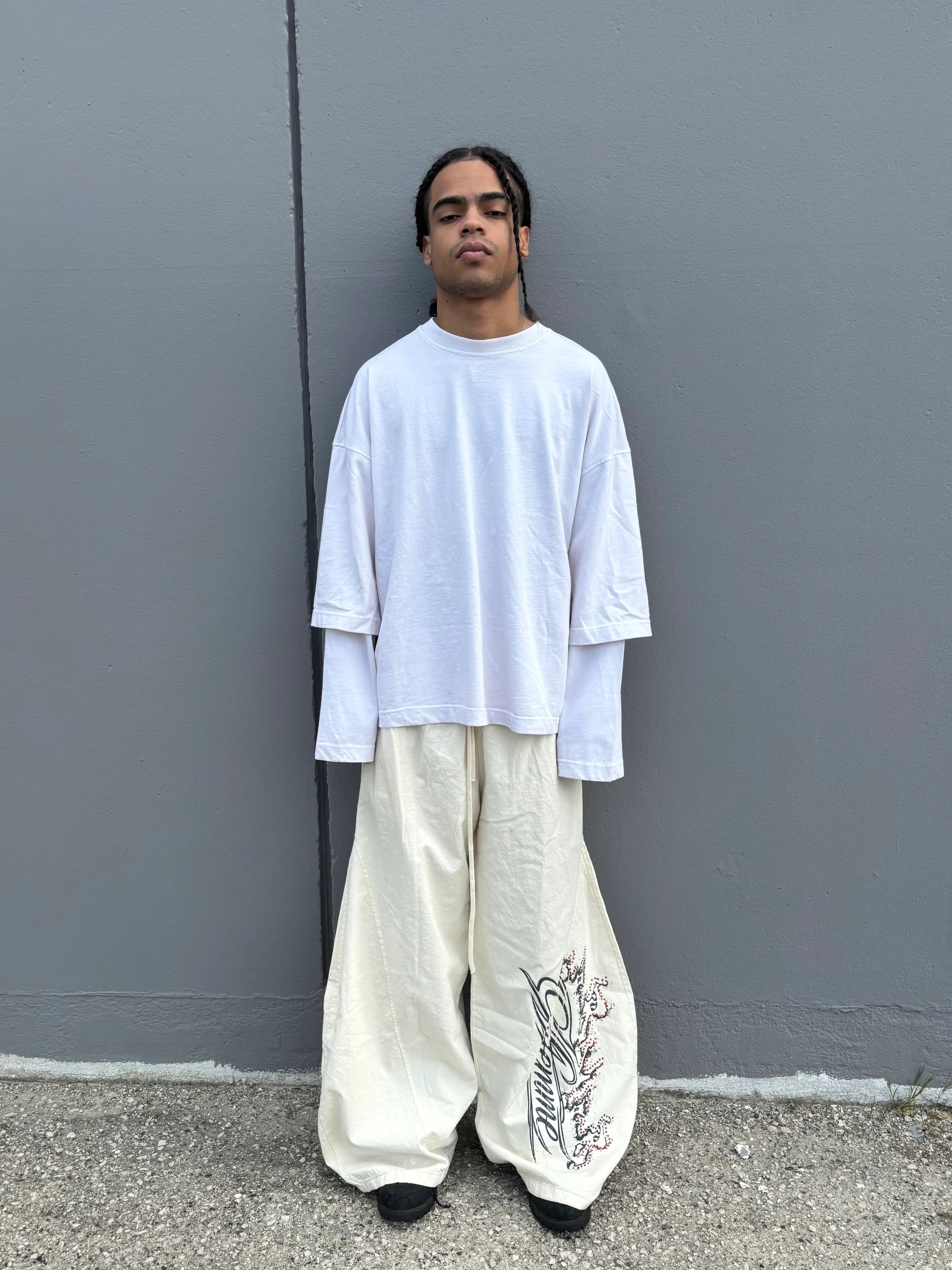 Runway Wide Longsleeve Off White