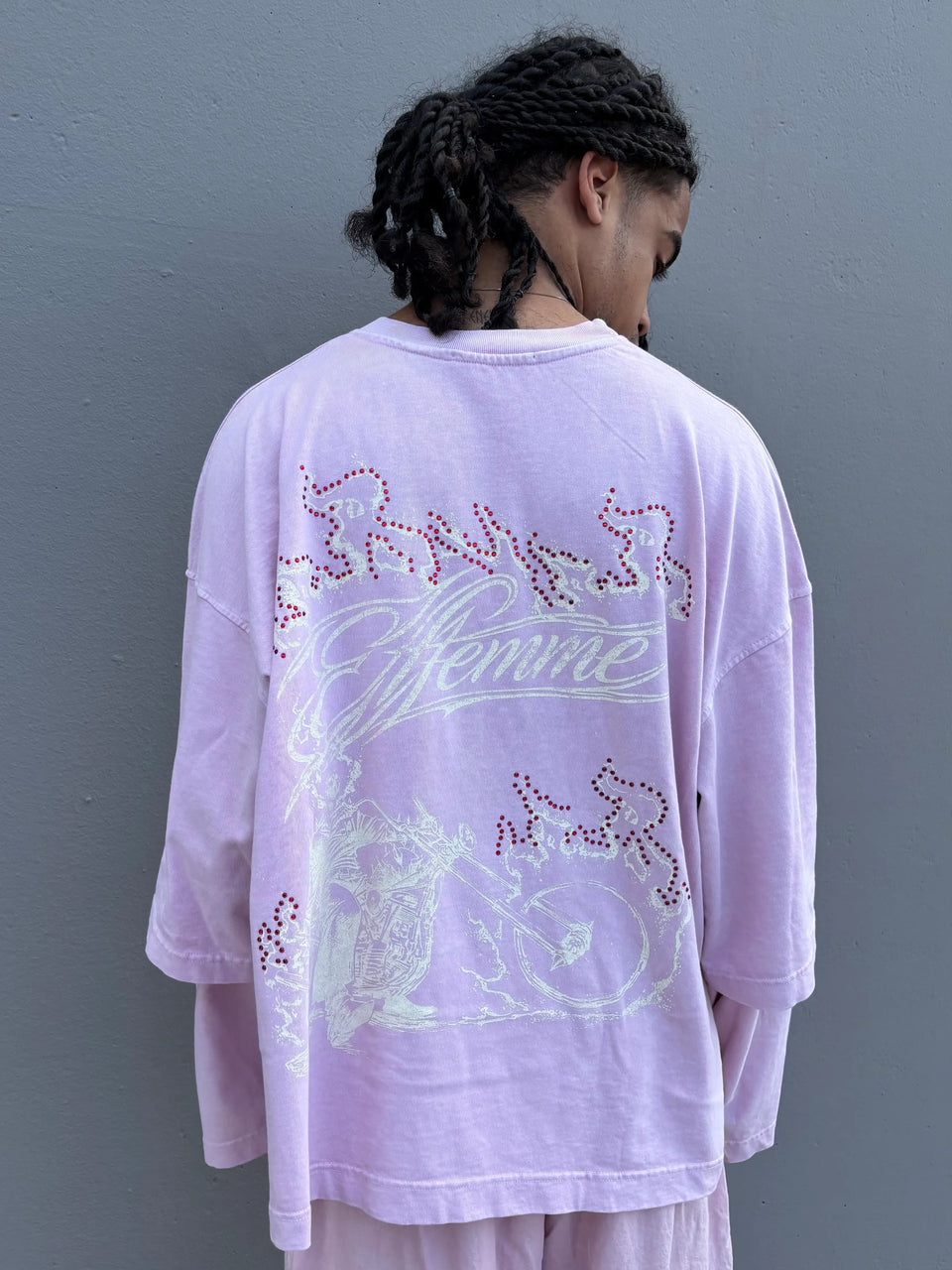 Runway Wide Longsleeve Pink