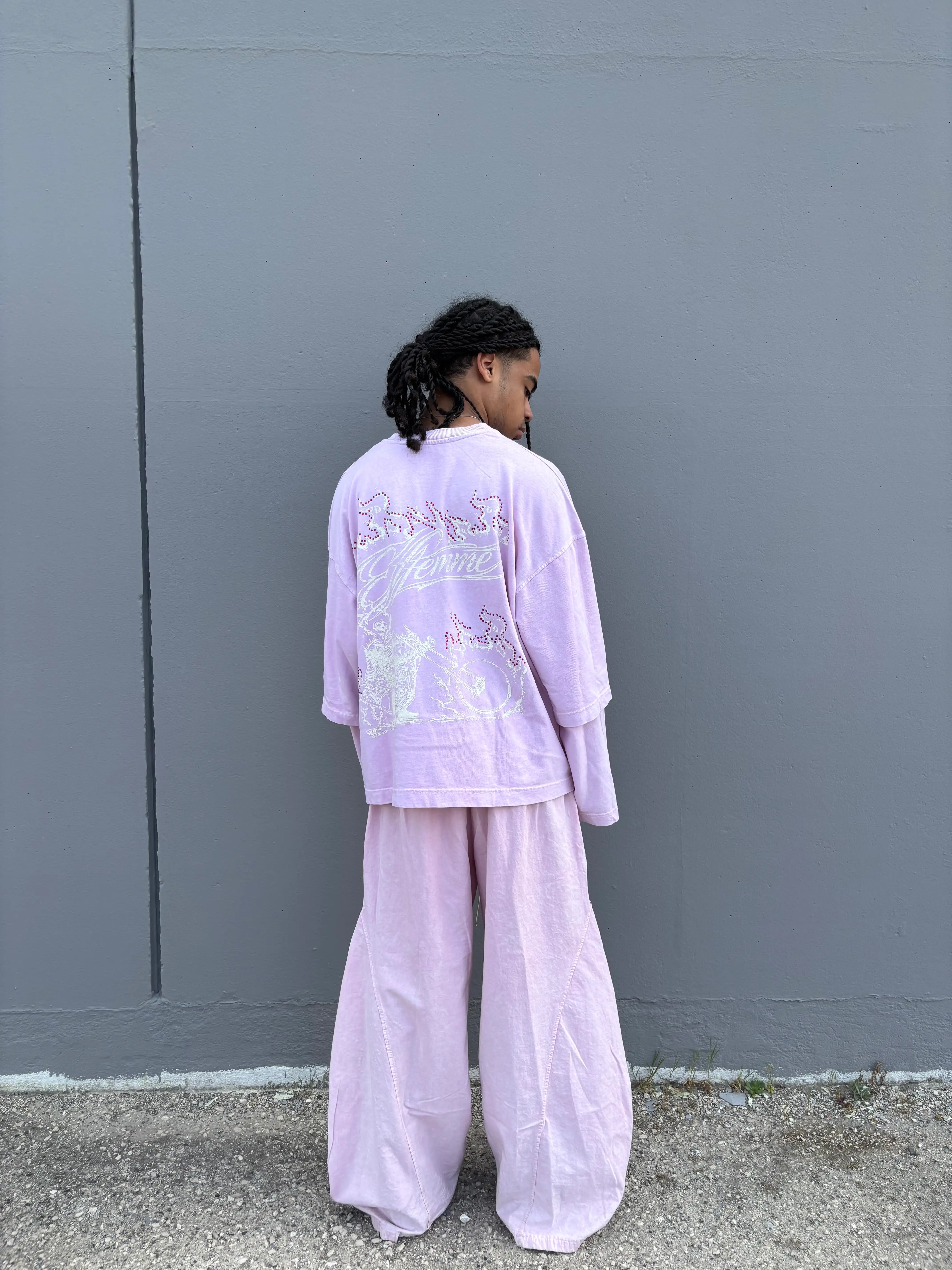 Runway Wide Longsleeve Pink