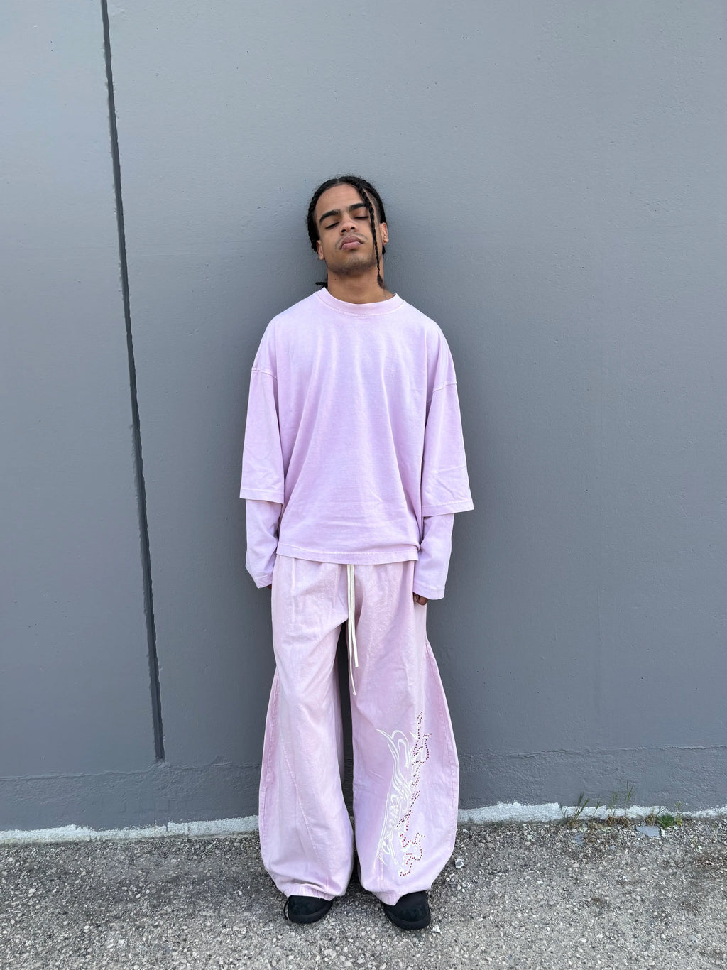 Runway Wide Longsleeve Pink