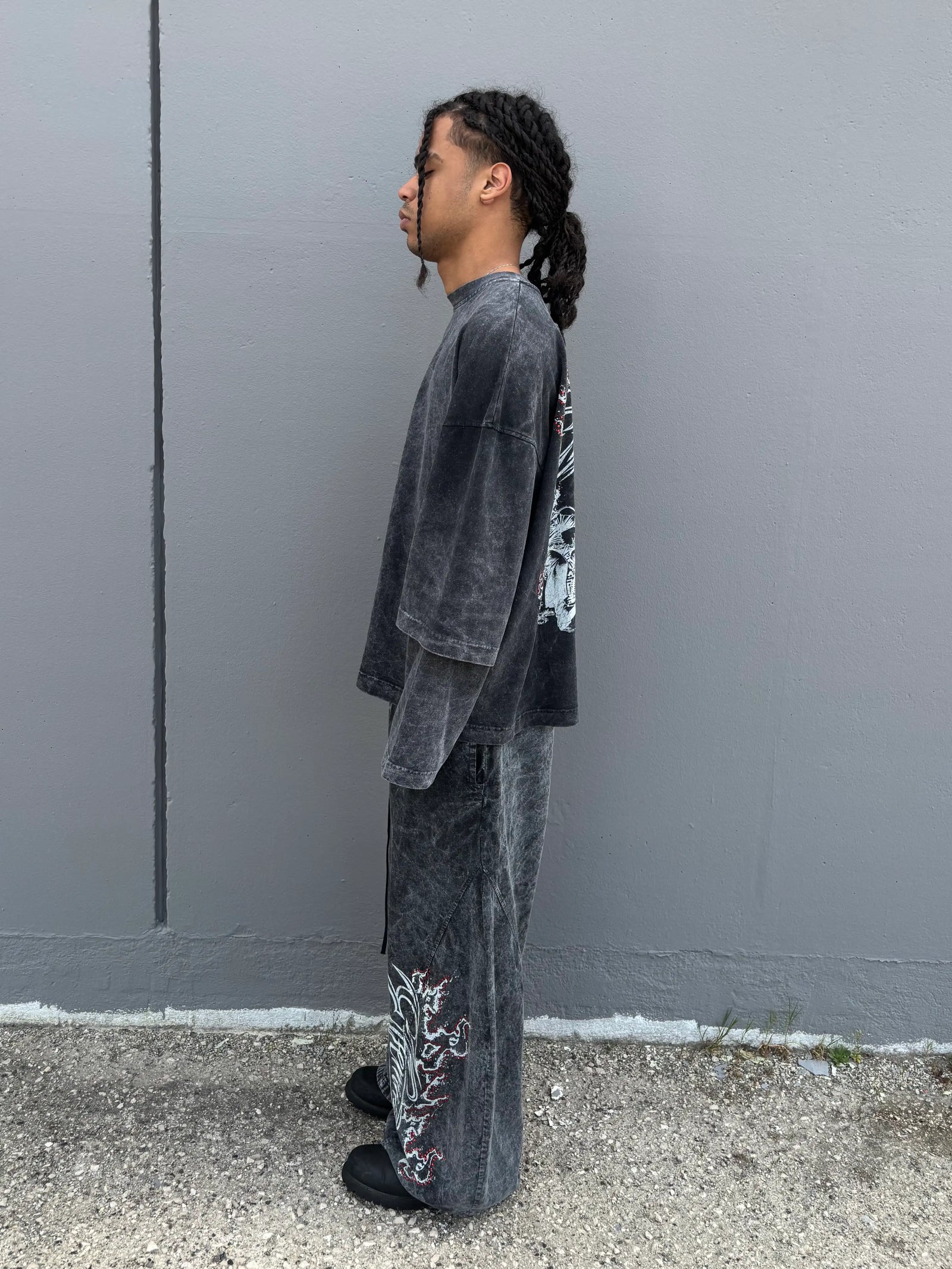 Runway Wide Pants Black
