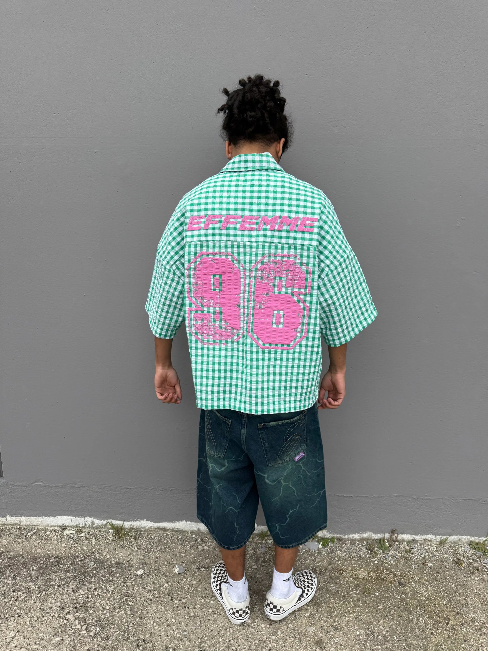 Shirt square green