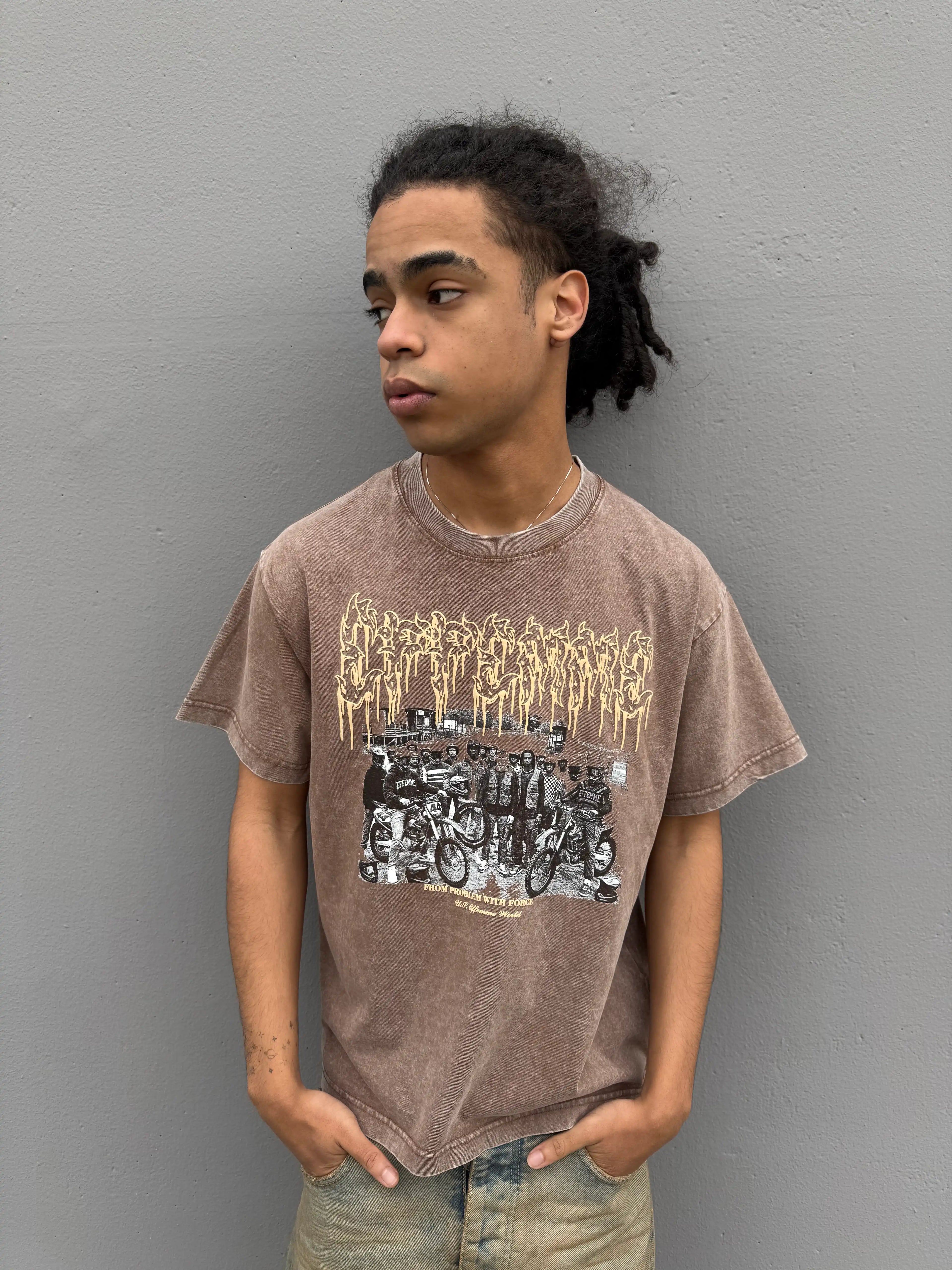Tee Crowd Brown
