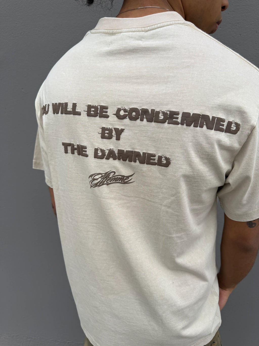Tee Damned Beige