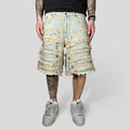Short Double Denim 02 Vintage Wash