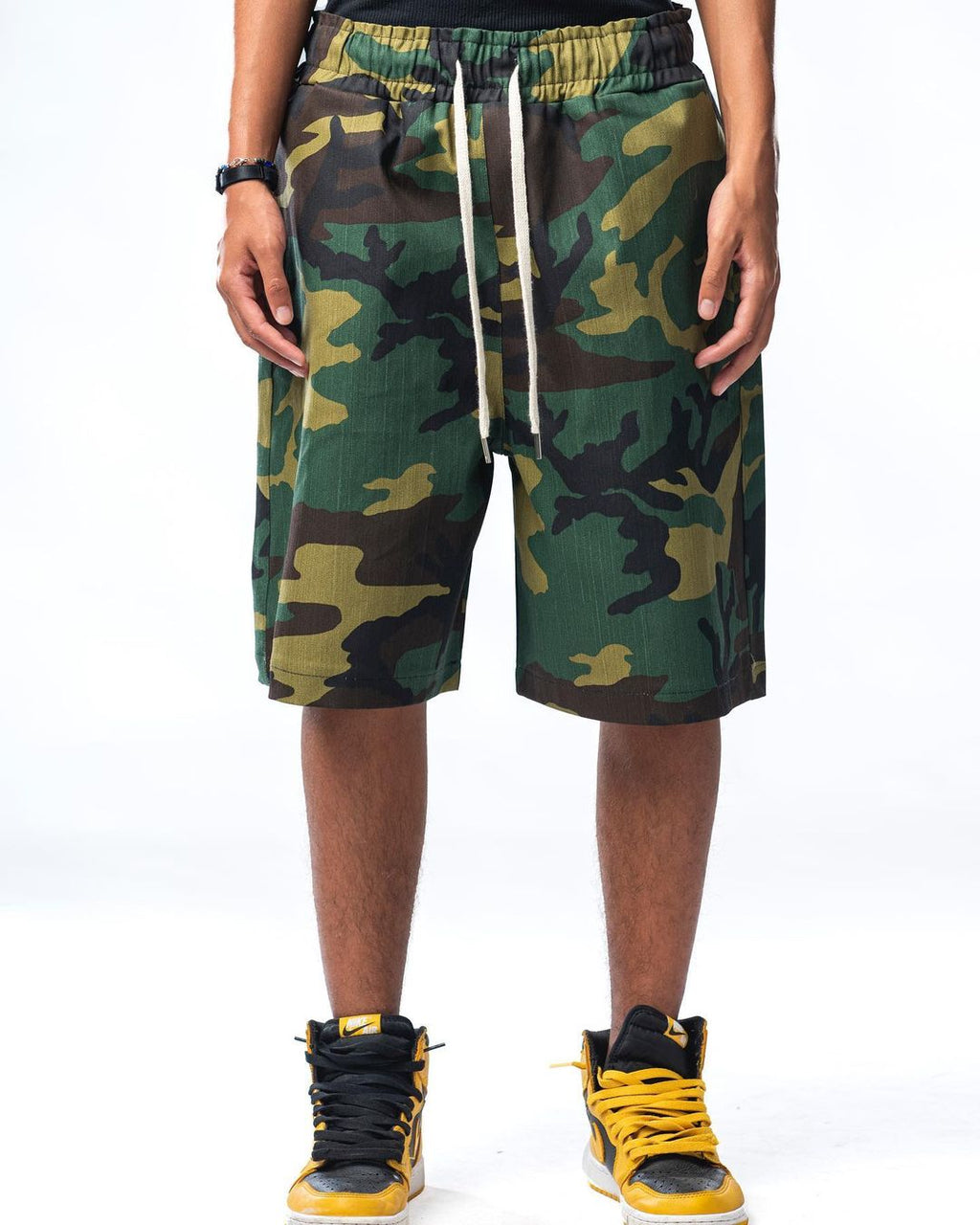 Bermuda military in cotone con coulisse Effemme Exclusive Lab