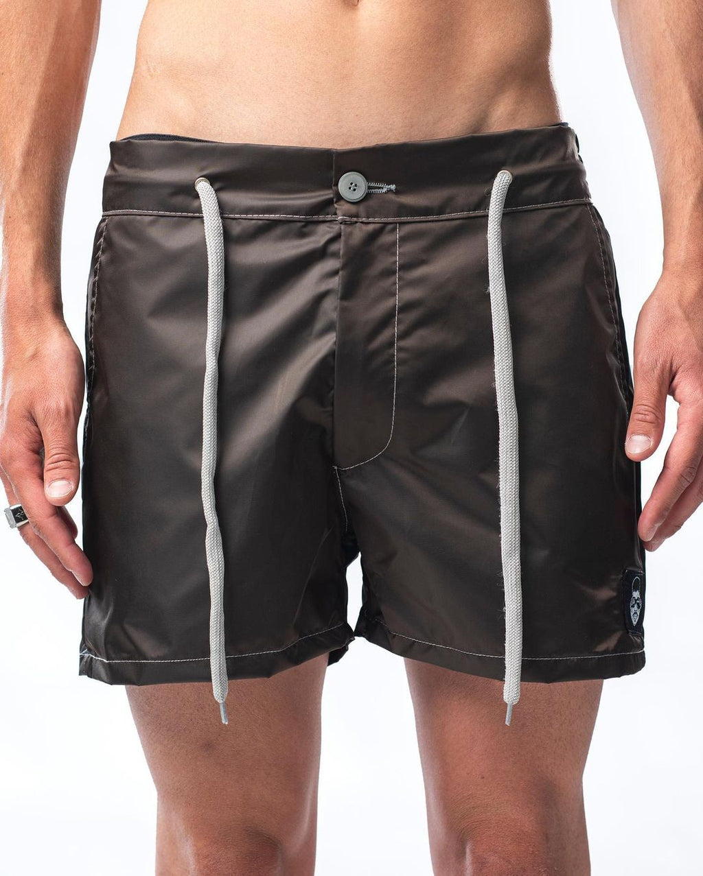 Bañador marrón con cordón Effemme Exclusive Lab