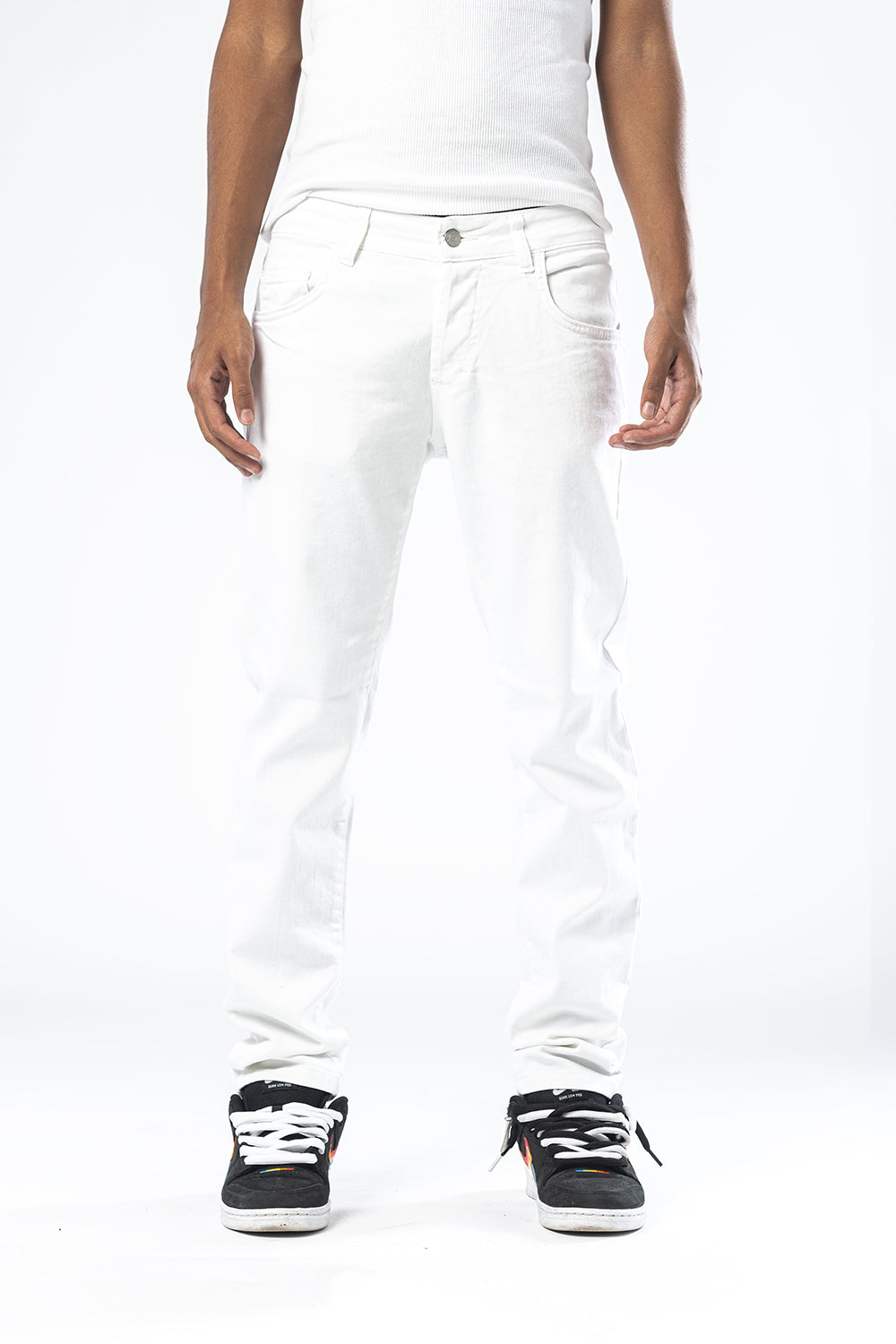 Jeans bianco regular fit Effemme Exclusive Lab