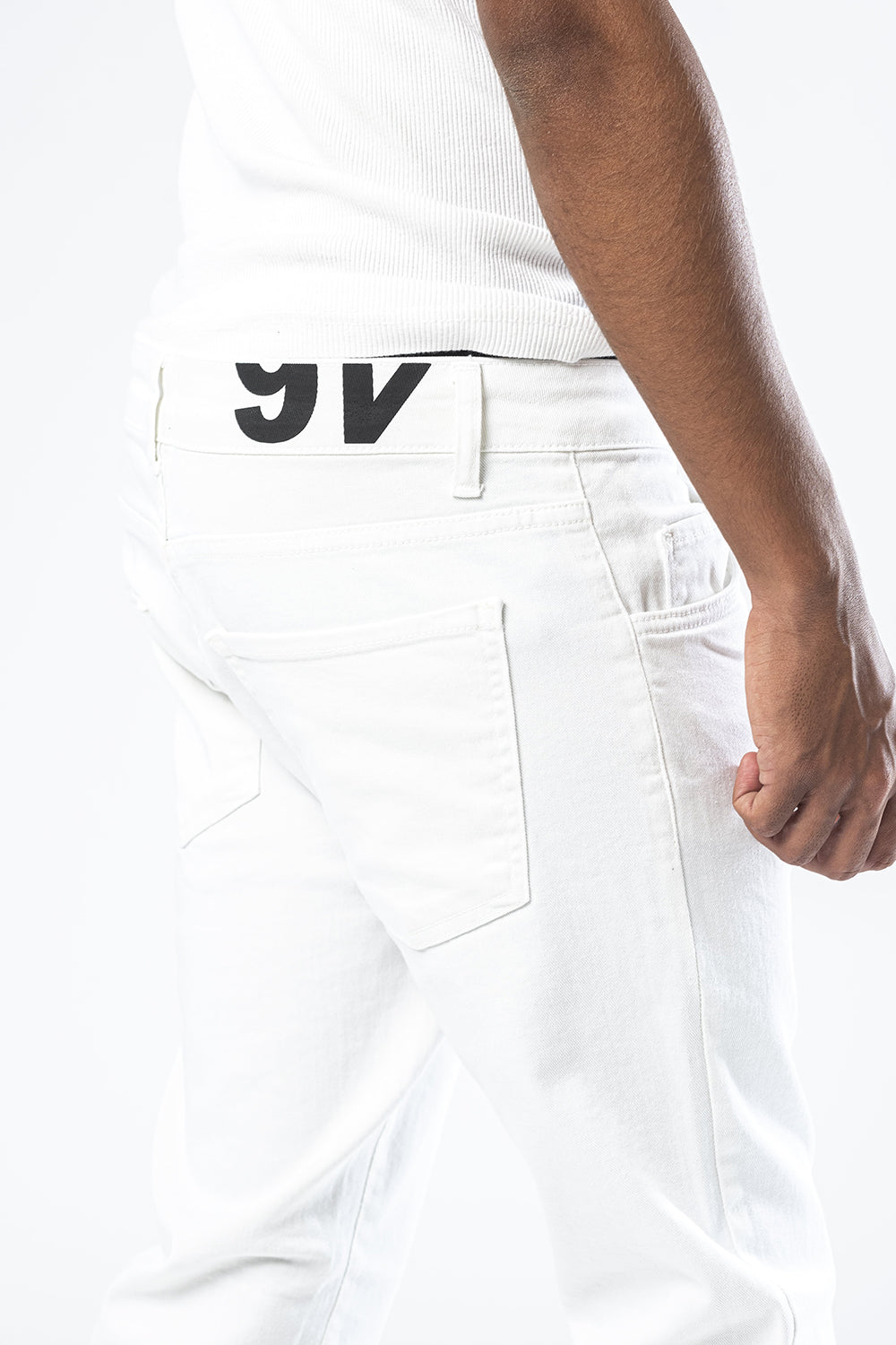 Regular fit white jeans Effemme Exclusive Lab