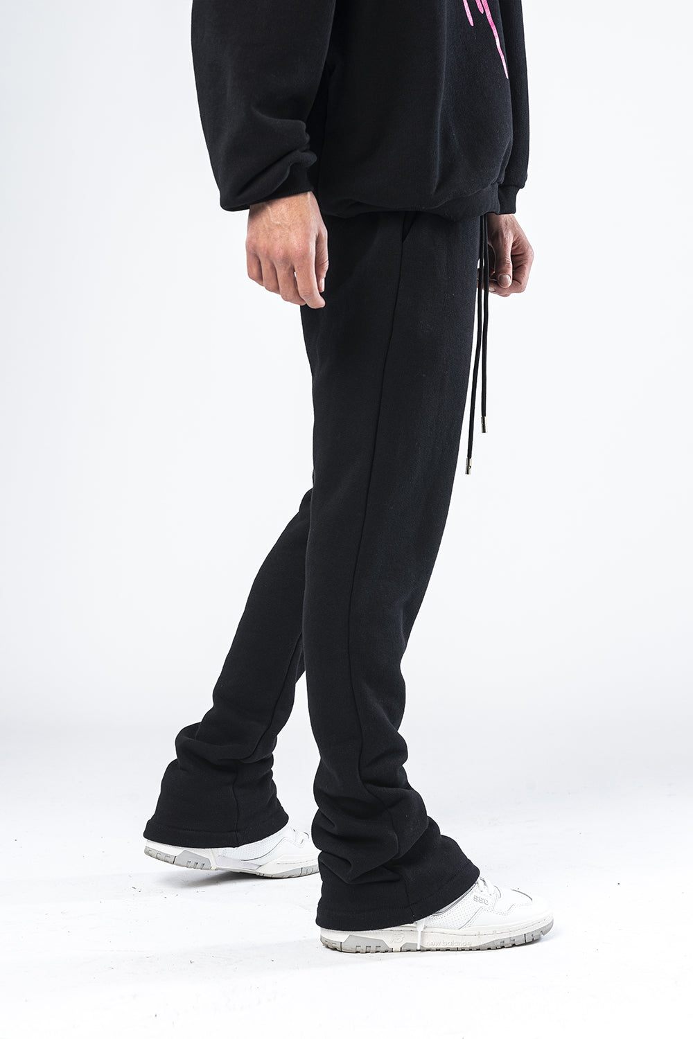 Pantaloni neri con fondo ampio Effemme Exclusive Lab