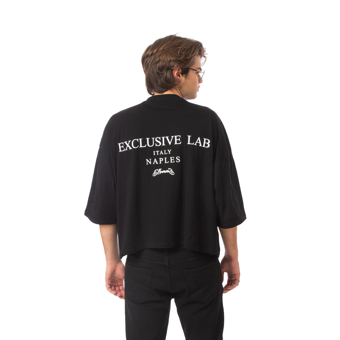 Camiseta cropped "Wean" Black Effemme Exclusive Lab