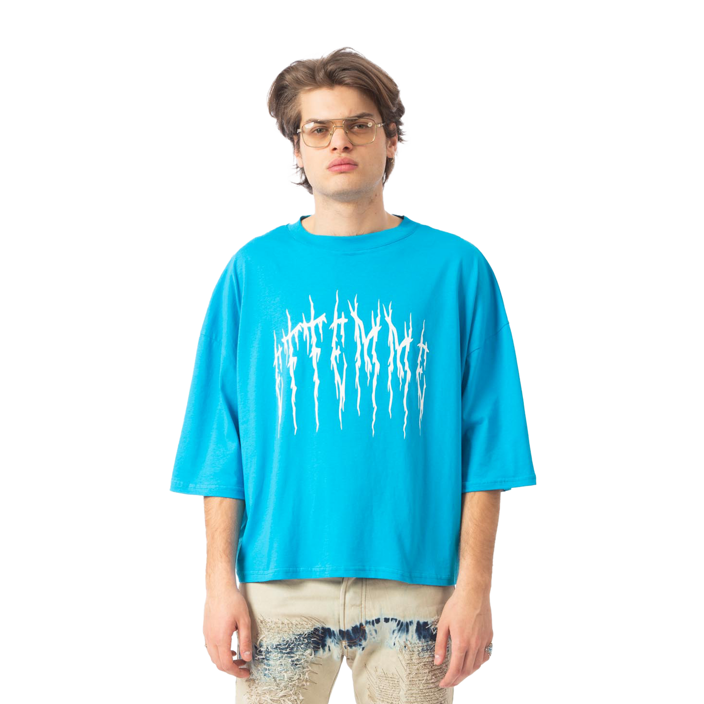 Cropped tee "Wean" Sky Blue Effemme Exclusive Lab