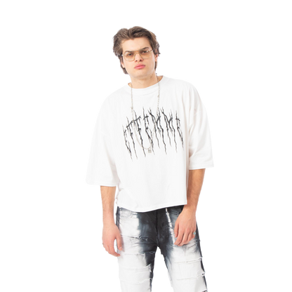 Camiseta cropped "Wean" White Effemme Exclusive Lab